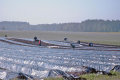Erntehelfer beim Spargelstechen auf dem Feld Erntehelfer beim Spargelstechen auf dem Feld