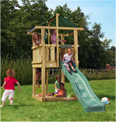 jungle gym spielturm hut