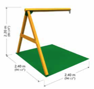 jungle gym spielturm swing modul