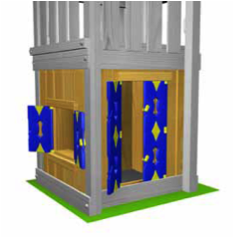 jungle gym spielturm barrack