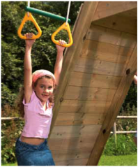 jungle gym spielturm zubehoer ring trapeze