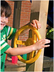 jungle gym spielturm zubehoer steering wheel