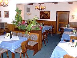Blick in das Restaurant im Gasthaus Keune