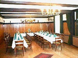 Blick in den kleinen Saal vom Gasthaus Keune