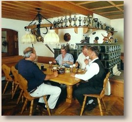 Stammtisch am Kachelofen