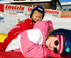 Spa� im Schnee
