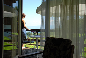 Bungalows mit herrlicher Aussicht direkt neben dem Hotel