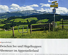 Zwischen See und H&uuml;gelkuppen: Abenteuer im Appenzellerland