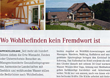 Wo Wohlbefinden kein Fremdwort ist