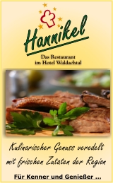 Restaurant Hannikel im Hotel Waldachtal im Schwarzwald - Geschmack trifft Kochkunst