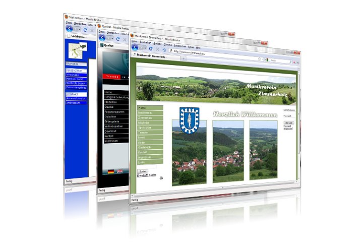 Screenshots Homepage