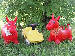 Bobbycars & Hüpftiere