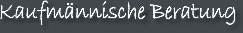 Kaufm&auml;nnische Beratung