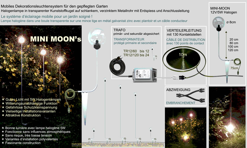 Gartenleuchten - Mini Moon's