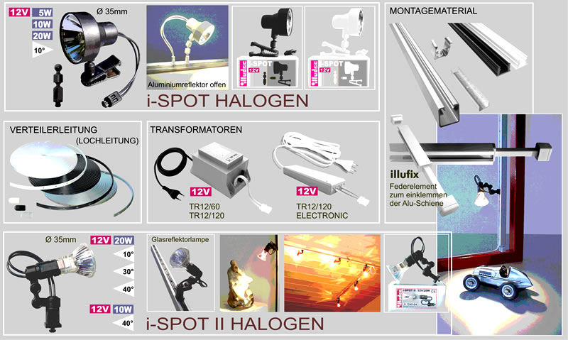 i-SPOT - Halogenleuchten