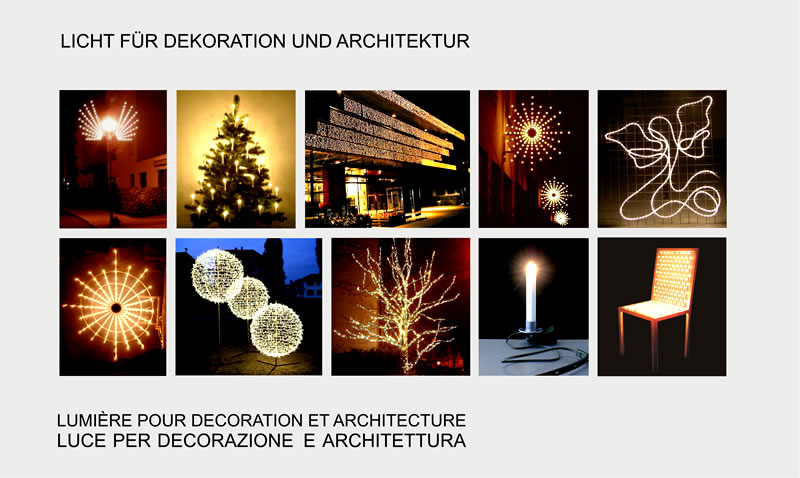 LICHT F&Uuml;R DEKORATION UND ARCHITEKTUR - LUMIERE POUR DECORATION ET ARCHITECTUR - LUCE PER DECORAZIONE ET ARCHITETTURA