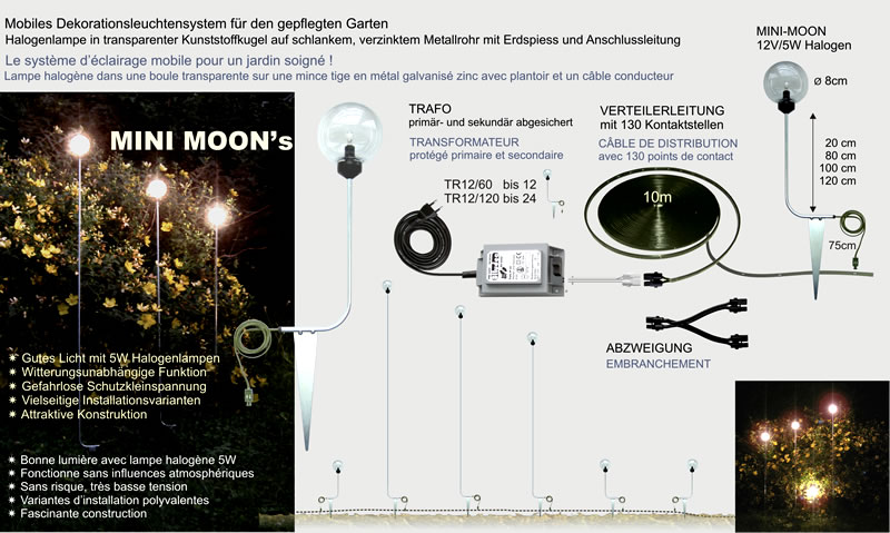 Gartenleuchten - Mini Moon's