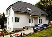 Niedrigenergiehaus Sprockhövel, Solarthermie und Regenwasseraufbereitung.