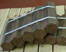 Rindenbriketts