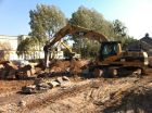 Betonfundamente brechen Betonfundamente brechen