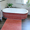 Wanne mit Ablage