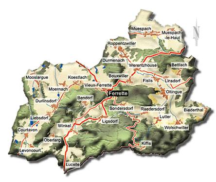 Le canton de Ferrette