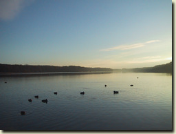 Abendd&auml;mmerung am Sacrower See