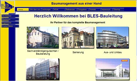 Beispielseite Bles - Bauunternehmen