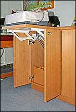 Funktionsschrank, Ger�t ausgefahren!