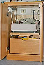 Funktionsschrank, Ger�t eingefahren!