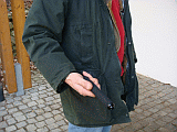 Teleskop-Abwehrstock 4, Abwehrstock mitnehmen, Abwehrstock mitf&uuml;hren,  