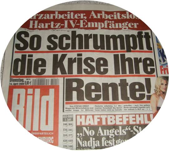 Bild Rente schrumpft