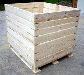Die wirtschaftliche Holzkisten für die Einlagerung und den Umschlag von Kartoffeln, Obst und Gemüse