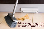 Absaugung im Kuechensockel