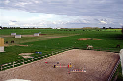Les abris dans les herbages du centre equestre les attelages du pays d'ouche