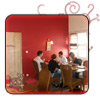 Les salles du restaurant