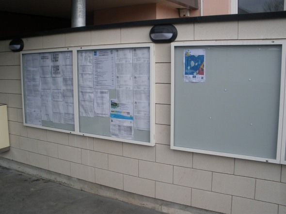 Vitrine affichage