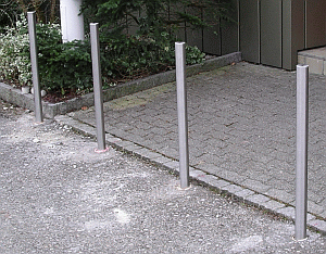 Poller aus Edelstahl