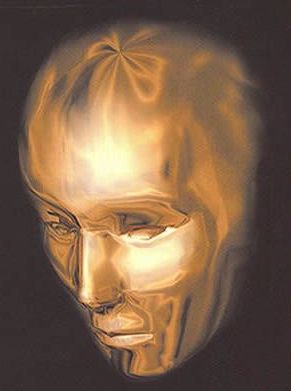 goldener Kopf