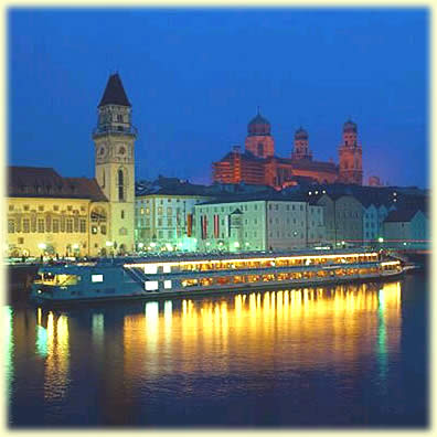 Passau bei Nacht