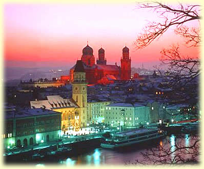 Passau bei Nacht