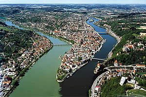 Donauschifffahrt - Ausflugtipps f�r Passau und Umgebung - Bayerischer Wald, Bayern - Urlaub im Hotel Lindenhof in Kellberg