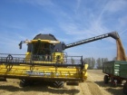 New Holland CX8080 Bunker leeren während der Fahrt New Holland CX8080 Bunker leeren während der Fahrt