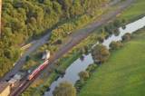 38�rote�Bahn�an�der Lahn bei�Villmar/Runkel