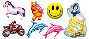 Ballons sur tiges