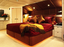 Main deck Master Stateroom.