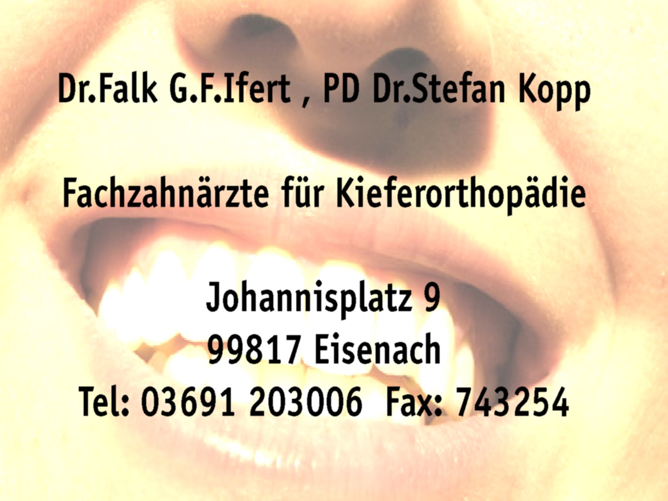 Dr.Falk, PD Dr.Kopp Kieferorthop&auml;den