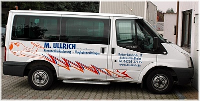 Wir bef&ouml;rdern Sie schnell, sicher und direkt - ob einezln oder als Gruppe bis 29 Personen!