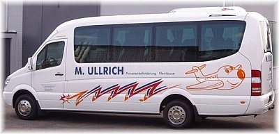 Wir bef&ouml;rdern Sie schnell, sicher und direkt - ob einezln oder als Gruppe bis 29 Personen!