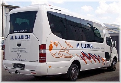 Wir bef&ouml;rdern Sie schnell, sicher und direkt - ob einezln oder als Gruppe bis 29 Personen!